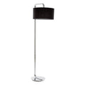 Floor Lamp with Black Fabric Shade | Leyna