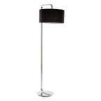 Floor Lamp with Black Fabric Shade | Leyna
