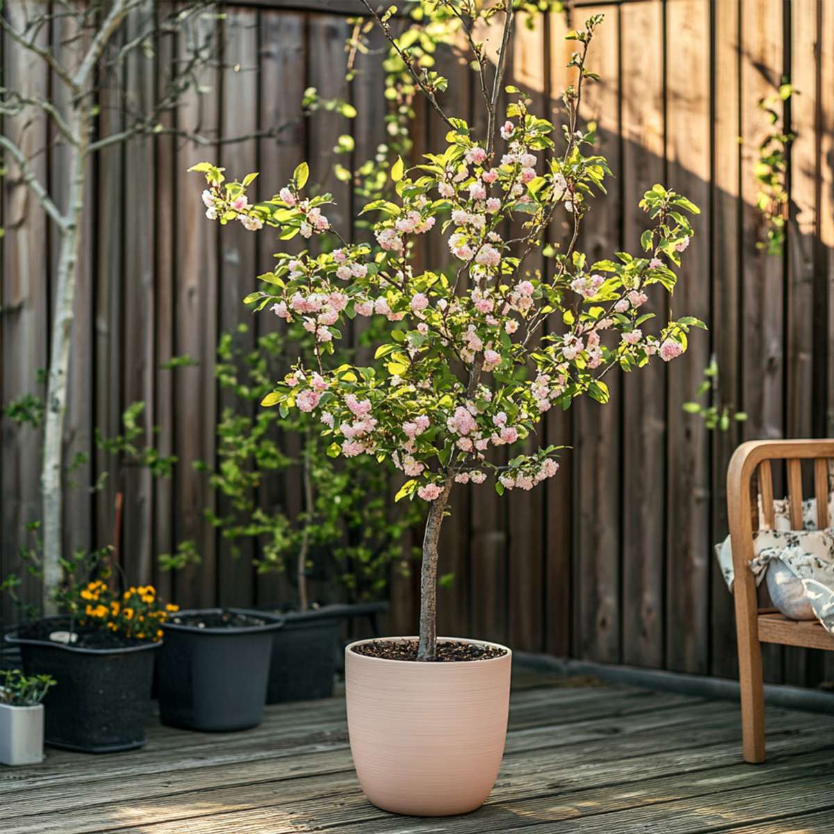 Peach Tree - 2 pcs. - Prunus persica 'Saturne' - Height 60-70cm - ⌀15cm