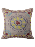 Suzani Hand Embroidered Cushion Cover - 45 x 45 cm