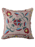 Suzani Hand Embroidered Cushion Cover - 45 x 45 cm