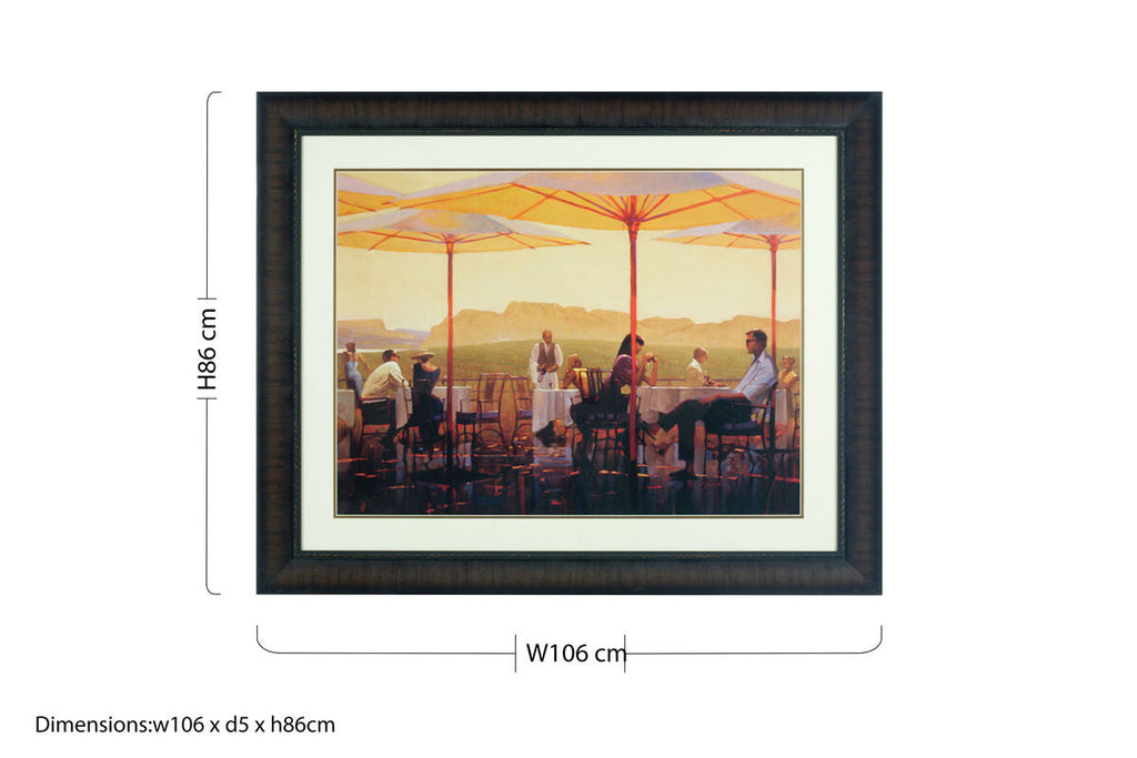 Framed Winery Terrace Wall Art | City
