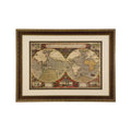 Framed World Map Wall Art | Global Wall Art