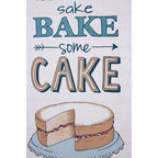 Bake Some Cake Wall Plaque | Pretty Things