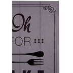 Oh for Fork Sake Wall Plaque | Pun and Games