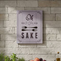 Oh for Fork Sake Wall Plaque | Pun and Games