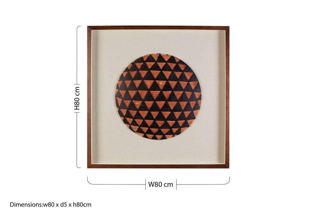 Framed Geo Design Wall Art | Nason