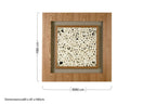 Framed Lattice Design Wall Art | Nason