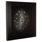 Framed Silver Abstract Wall Art | Nason