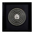 Nason Framed Silver Disc Wall Art