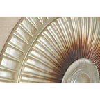 Framed Silver Round Carving Wall Art | Nason