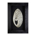 Framed Oval Carving Silver Wall Art | Nason