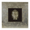 Framed Silver Buddha Wall Art | Nason