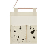 White Wall Hanging Pocket Organiser | Verti