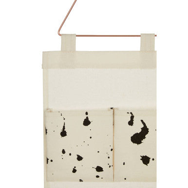 White Wall Hanging Pocket Organiser | Verti