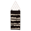 Black Wall Hanging Pocket Organiser | Verti