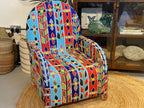 Yoruba Royal Beaded Chair - Floral