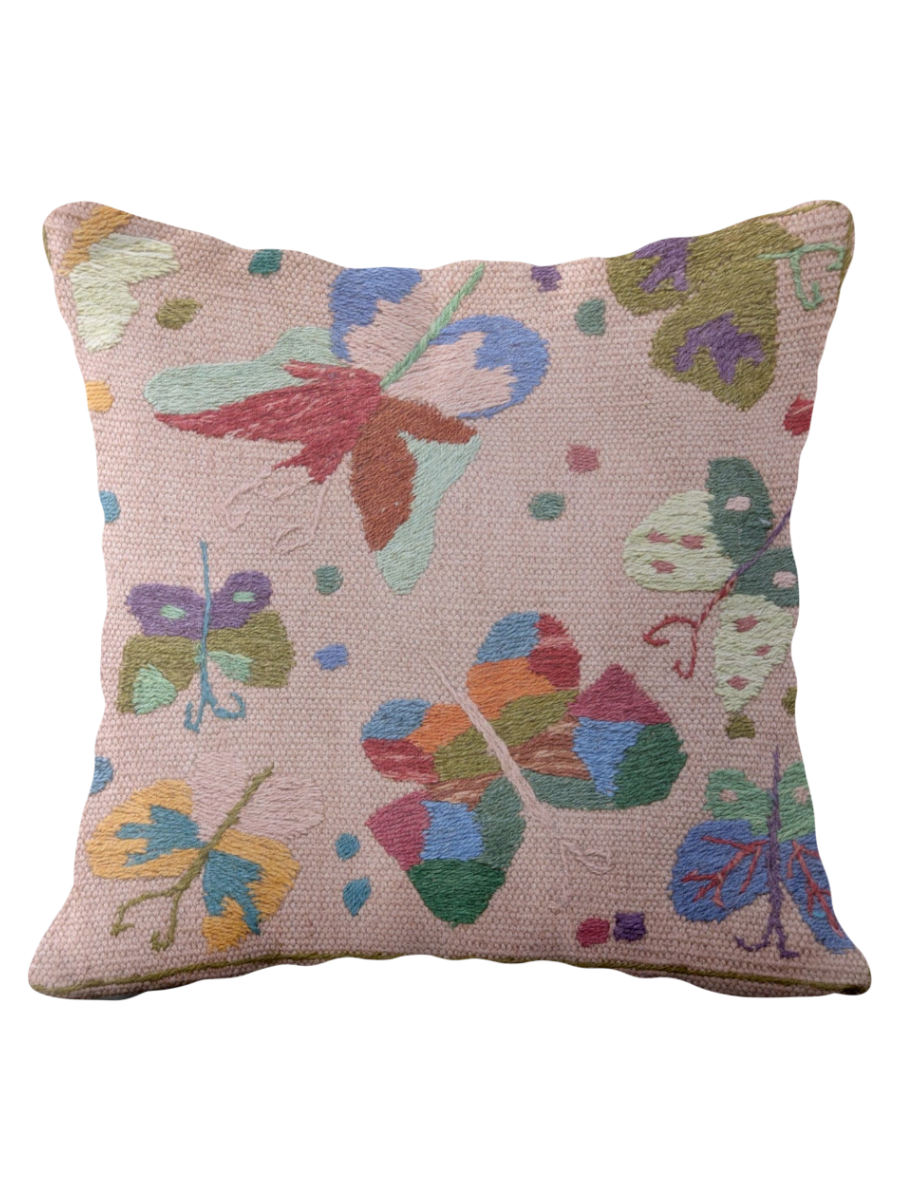 Suzani Hand Embroidered Cushion Cover - 45 x 45 cm
