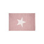 Pink and White Star Rug | Kids Rugs