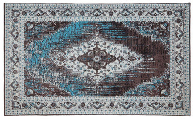 Bosie Large Teal Rug | Morvi