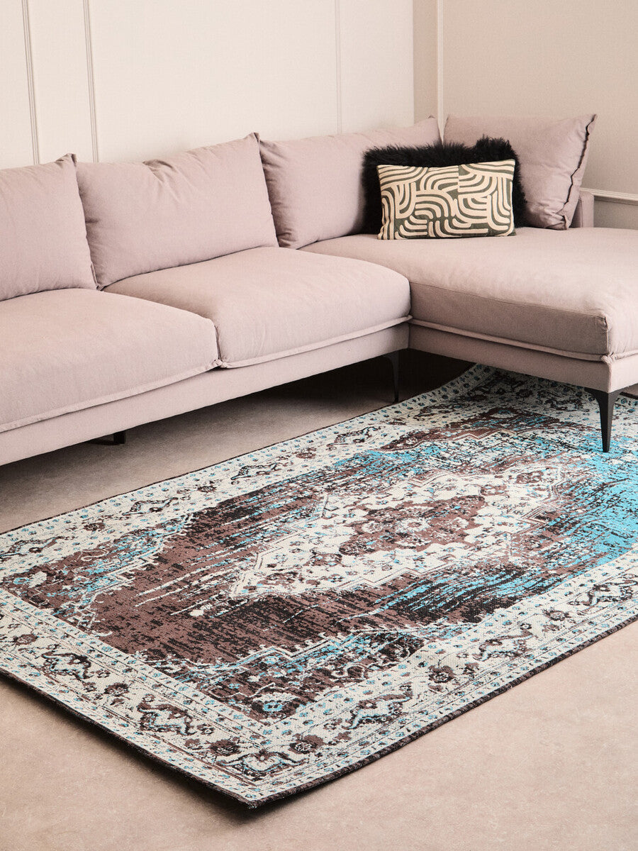 Bosie Large Teal Rug | Morvi