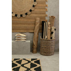 Bosie Large Natural and Black Jute Rug | Demir