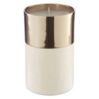 White Large Wax Filled Candle | Elva