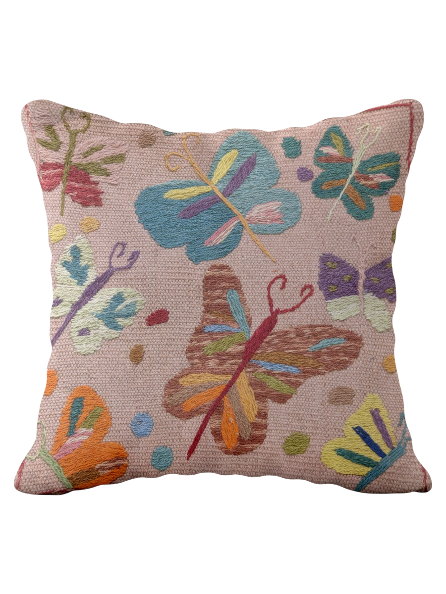 Suzani Hand Embroidered Cushion Cover - 45 x 45 cm