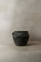 Vintage Dark pot with ears - E4.2