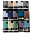OLIVIA ROCCO 4 Pack Polycotton Easycare Fitted Sheets Soft Comfort Bedsheets Fifty Fifty Cotton Polyester Blend Assorted Colours