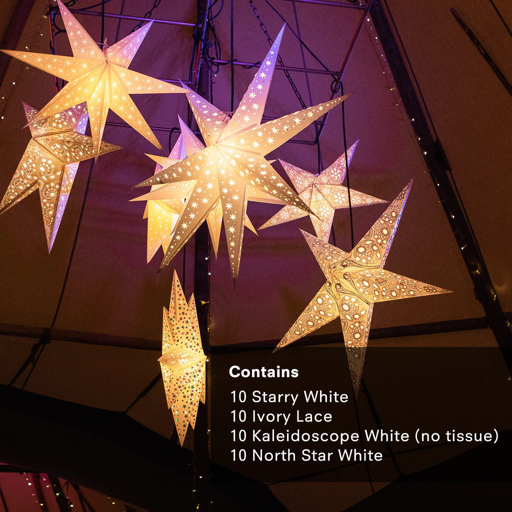 White Wedding Multi Pack: 40 Stars