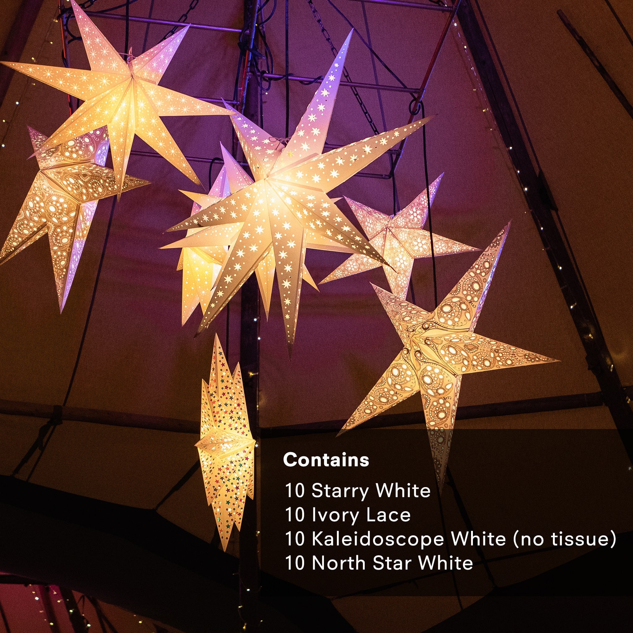 White Wedding Multi Pack: 40 Stars
