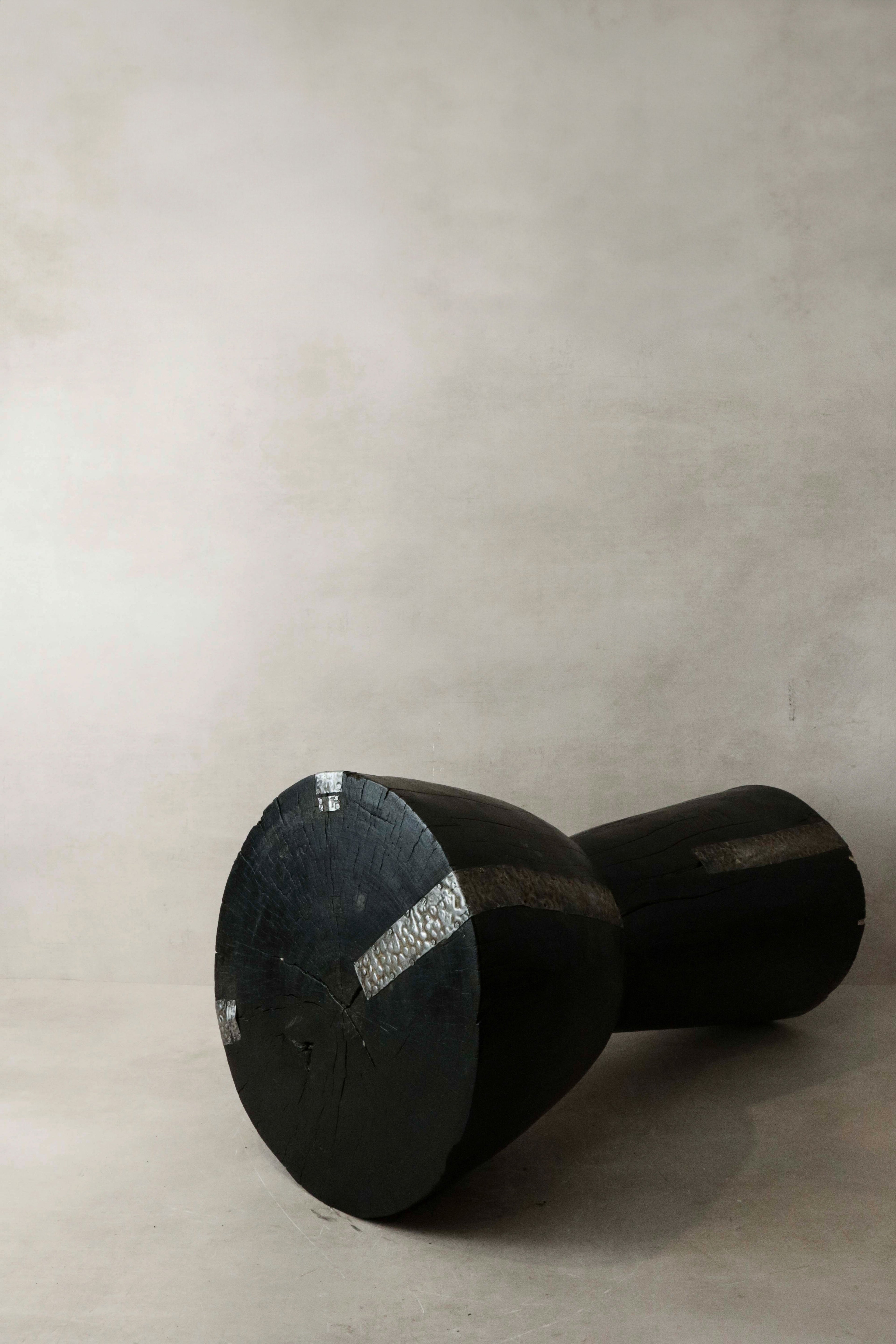 Hand Carved Side Table\Stool, Cameroon - 9.3