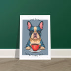 'I've Been Expecting You' (Dog) - Premium Matte Paper Wooden Framed Poster