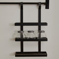 Matt Black Three Level Hanging Rack | Sorello