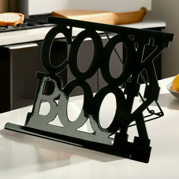 Black Enamel Cook Book Stand | Alpha