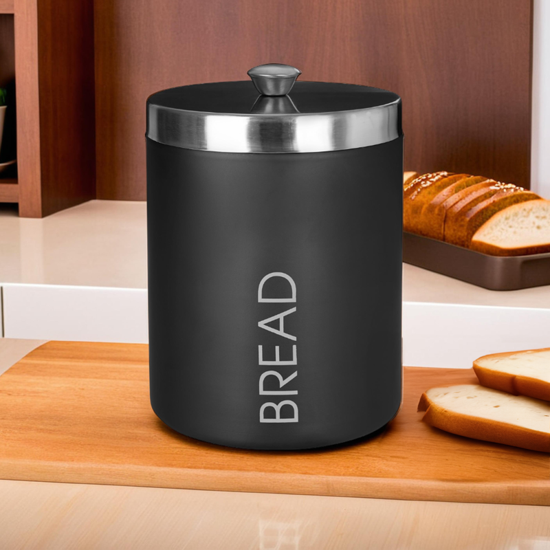 Black Enamel Bread Bin | Liberty