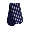 Navy Butcher Stripe Double Oven Glove