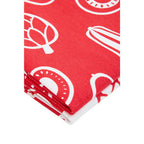 Set of Three Red Tea Towels | Besa