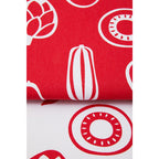 Set of Three Red Tea Towels | Besa