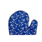Single Oven Glove | Blue Rose