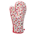 Single Oven Glove | Red Daisy