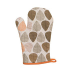 Single Oven Glove | Orange Leaf