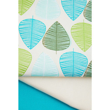 Set of Three Tea Towels | Green Leaf