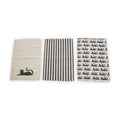 Set of Three Tea Towels | Black Cat