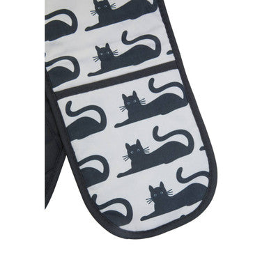 Double Oven Glove | Black Cat
