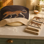 Set of 3 Leopard Print Tea Towels | London Leo