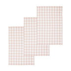 Set of Three Amber and White Tea Towels | Doro