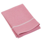 Set of 3 Pink and White Waffle Tea Towels | Doro