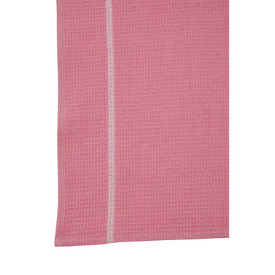 Set of 3 Pink and White Waffle Tea Towels | Doro